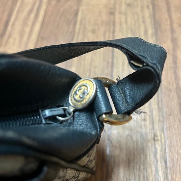 Gucci Ophidia vintage Monogram blue and beige leather bag. Luxury vintage Gucci - Picture 12 of 16